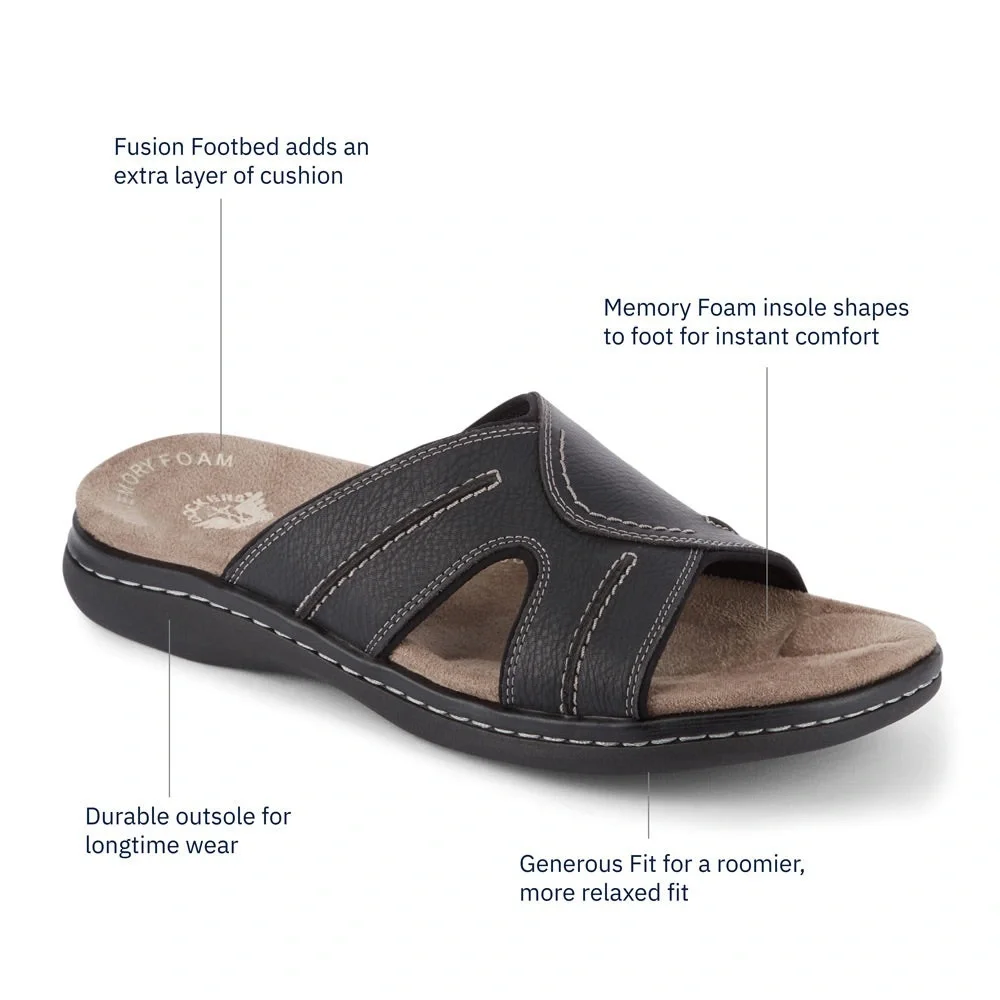 Dockers Men's Sunland Slide Sandals- Color Rust- Size 11